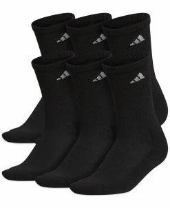 ADIDAS Women's 6-Pk. Athletic Cushioned Crew Socks