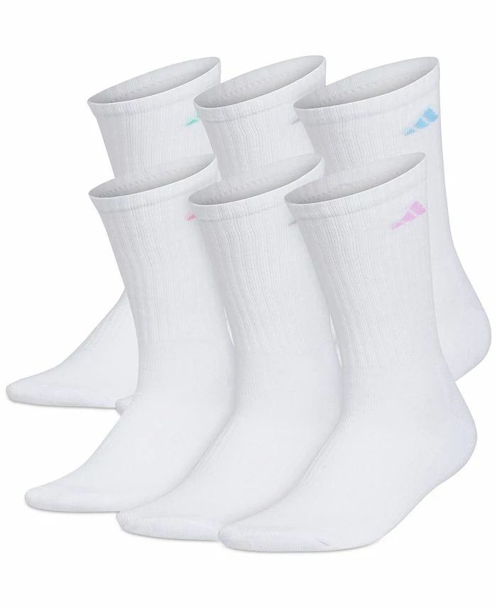 ADIDAS Women's 6-Pk. Athletic Cushioned Crew Socks 3 ADIDAS Women's 6-Pk. Athletic Cushioned Crew Socks