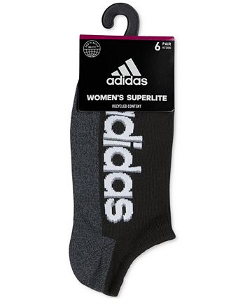 Women's 6-Pk. Superlite Linear 3 No-Show Socks ADIDAS Women's 6-Pk. Superlite Linear 3 No-Show Socks -Adrianna Papell Sales Shop