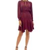 Sam Edelman Women's A-Line Tie-Neck Smocked Mini Dress 1 Sam Edelman Women's A-Line Tie-Neck Smocked Mini Dress -Adrianna Papell Sales Shop 22554104 fpx