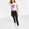 ADIDAS Women's Trefoil Logo T-Shirt & Full-Length Leggings