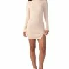 Sanctuary Women's Side-Slit Long-Sleeve Ribbed Dress 1 Sanctuary Women's Side-Slit Long-Sleeve Ribbed Dress -Adrianna Papell Sales Shop 22586639 fpx