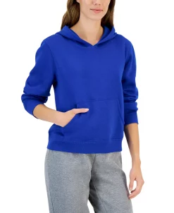 ID Ideology Women's Solid Sweatshirt Hoodie, Regular & Petites -Adrianna Papell Sales Shop 22596377 fpx