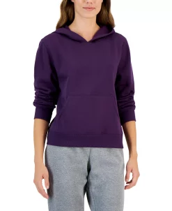 ID Ideology Women's Solid Sweatshirt Hoodie, Regular & Petites -Adrianna Papell Sales Shop 22596382 fpx