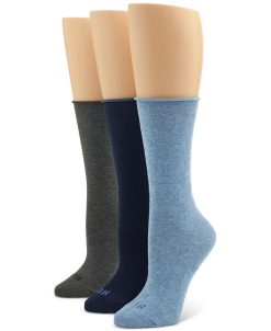 Macy's Hue Women's 3-Pk. Roll Top Socks