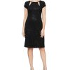SL Fashions Equinned-Lace-Panel Sheath Dress -Adrianna Papell Sales Shop 22661651 fpx