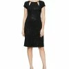 SL Fashions Equinned-Lace-Panel Sheath Dress -Adrianna Papell Sales Shop 22661651 fpx