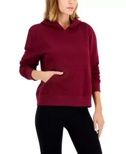 ID Ideology Women's Solid Sweatshirt Hoodie, Regular & Petites -Adrianna Papell Sales Shop 22663607 fpx