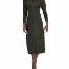 Anne Klein Women's Lurex-Knit Twist-Neck Midi Dress 1 Anne Klein Women's Lurex-Knit Twist-Neck Midi Dress -Adrianna Papell Sales Shop 22676040 fpx