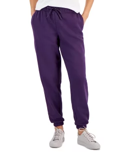 ID Ideology Petite Fleece Jogger Pants, Created For Macy's -Adrianna Papell Sales Shop 22676243 fpx