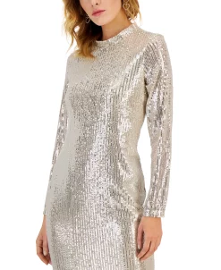 INC International Concepts Women's Sequined Midi Dress, Created For Macy's -Adrianna Papell Sales Shop 22676471 fpx