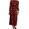 INC International Concepts Women's Floral-Print Off-The-Shoulder Maxi Dress, Created For Macy's -Adrianna Papell Sales Shop 22676491 fpx