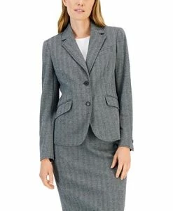 Anne Klein Women's Herringbone Two-Button Jacket & Flare-Leg Pants & Pencil Skirt 15 Anne Klein Women's Herringbone Two-Button Jacket & Flare-Leg Pants & Pencil Skirt -Adrianna Papell Sales Shop 22719325 fpx