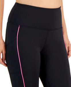 ID Ideology Women's Contrast Piping 7/8 Leggings, Regular & Petite, Created For Macy's 5 ID Ideology Women's Contrast Piping 7/8 Leggings, Regular & Petite, Created For Macy's -Adrianna Papell Sales Shop 22739619 fpx