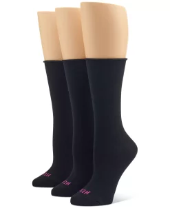 Macy's Hue Women's 3-Pk. Roll Top Socks -Adrianna Papell Sales Shop 22759667 fpx