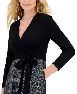 Anne Klein Women's Serenity Glen Plaid Jacquard Dress -Adrianna Papell Sales Shop 22767831 fpx