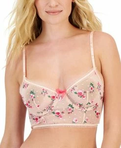 INC International Concepts Women's Rose Embroidered Bustier, Created For Macy's