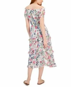 INC International Concepts Women's Floral Print Off-The-Shoulder Maxi Dress, Created For Macy's 9 INC International Concepts Women's Floral Print Off-The-Shoulder Maxi Dress, Created For Macy's -Adrianna Papell Sales Shop 22779657 fpx