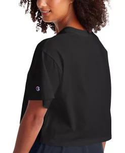 Champion Women's Logo Cropped T-Shirt -Adrianna Papell Sales Shop 22783381 fpx
