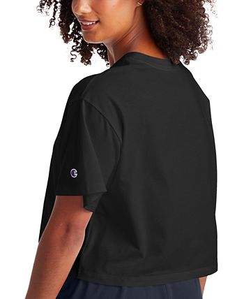 Women's Logo Cropped T-Shirt Champion Women's Logo Cropped T-Shirt -Adrianna Papell Sales Shop