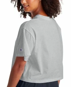 Champion Women's Logo Cropped T-Shirt -Adrianna Papell Sales Shop 22783386 fpx