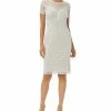 Adrianna Papell Women's Beaded-Mesh Sheath Dress -Adrianna Papell Sales Shop 22801294 fpx