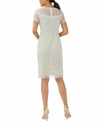 Adrianna Papell Women's Beaded-Mesh Sheath Dress 4 Adrianna Papell Women's Beaded-Mesh Sheath Dress - Image 2