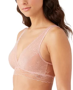 B.TEMPT'D B.tempt’d By Wacoal Women's No Strings Attached Lace Bralette -Adrianna Papell Sales Shop 22812652 fpx