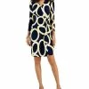 Kasper Women's Circle-Print Faux-Wrap Dress -Adrianna Papell Sales Shop 22813306 fpx