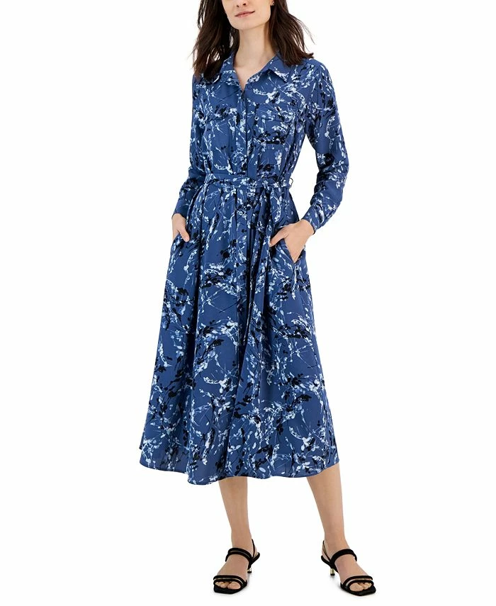 Alfani Women's Belted Shirtdress Created For Macy's 3 Alfani Women's Belted Shirtdress Created For Macy's