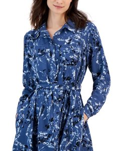 Alfani Women's Belted Shirtdress Created For Macy's -Adrianna Papell Sales Shop 22813955 fpx
