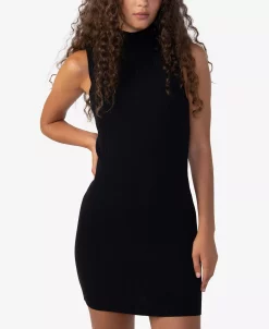Sanctuary Leeveless Ribbed Mock Neck Mini Dress -Adrianna Papell Sales Shop 22823761 fpx