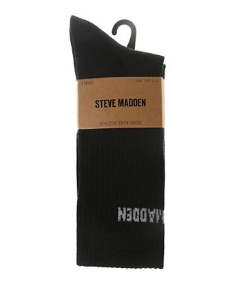 Women's Crew Socks Set, 4 Pairs Steve Madden Women's Crew Socks Set, 4 Pairs -Adrianna Papell Sales Shop