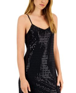 Anne Klein Women's Sequined Midi Slipdress 5 Anne Klein Women's Sequined Midi Slipdress -Adrianna Papell Sales Shop 22836916 fpx