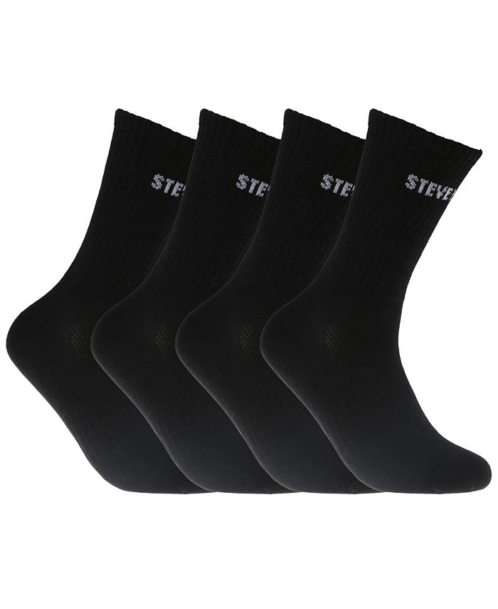 Women's Crew Socks Set, 4 Pairs Steve Madden Women's Crew Socks Set, 4 Pairs -Adrianna Papell Sales Shop