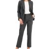 Kasper Women's One-Button Jacket & Pull-On Faux-Fly Pants -Adrianna Papell Sales Shop 22855193 fpx