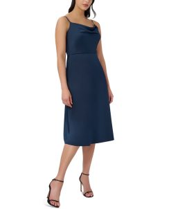 Adrianna Papell Women's Cowl-Neck Fit & Flare Dress