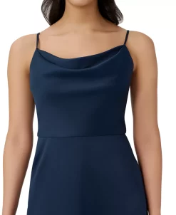 Adrianna Papell Women's Cowl-Neck Fit & Flare Dress -Adrianna Papell Sales Shop 22866108 fpx