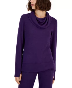 ID Ideology Women's Mushy Knit Cowlneck Top, Created For Macy's -Adrianna Papell Sales Shop 22876648 fpx