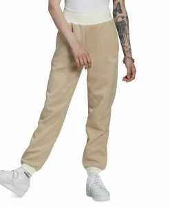Adidas Women's Cuffed Jogger With Trefoil Graphic Embroidery Pants