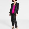 Bar III Women's Scoop-Neck Camisole, Plaid Blazer & Plaid Pant, Created For Macy's -Adrianna Papell Sales Shop 22909346 fpx
