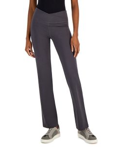 ID Ideology Women's Crisscross-Waist Flared Pants, Created For Macy's