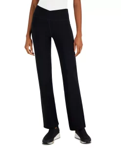 ID Ideology Women's Crisscross-Waist Flared Pants, Created For Macy's -Adrianna Papell Sales Shop 22916607 fpx