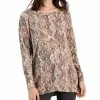 ID Ideology Women's Snake-Embossed Tulip-Hem Sweatshirt, Created For Macy's -Adrianna Papell Sales Shop 22922993 fpx