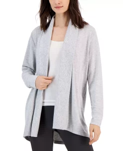 ID Ideology Women's Butter French Terry Cardigan, Created For Macy's -Adrianna Papell Sales Shop 22923006 fpx