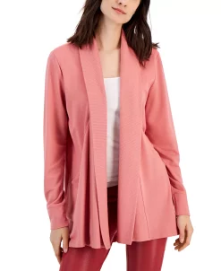 ID Ideology Women's Butter French Terry Cardigan, Created For Macy's -Adrianna Papell Sales Shop 22923008 fpx