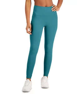 ID Ideology Petite Compression High-Waist Side-Pocket 7/8 Leggings, Created For Macy's -Adrianna Papell Sales Shop 22936162 fpx