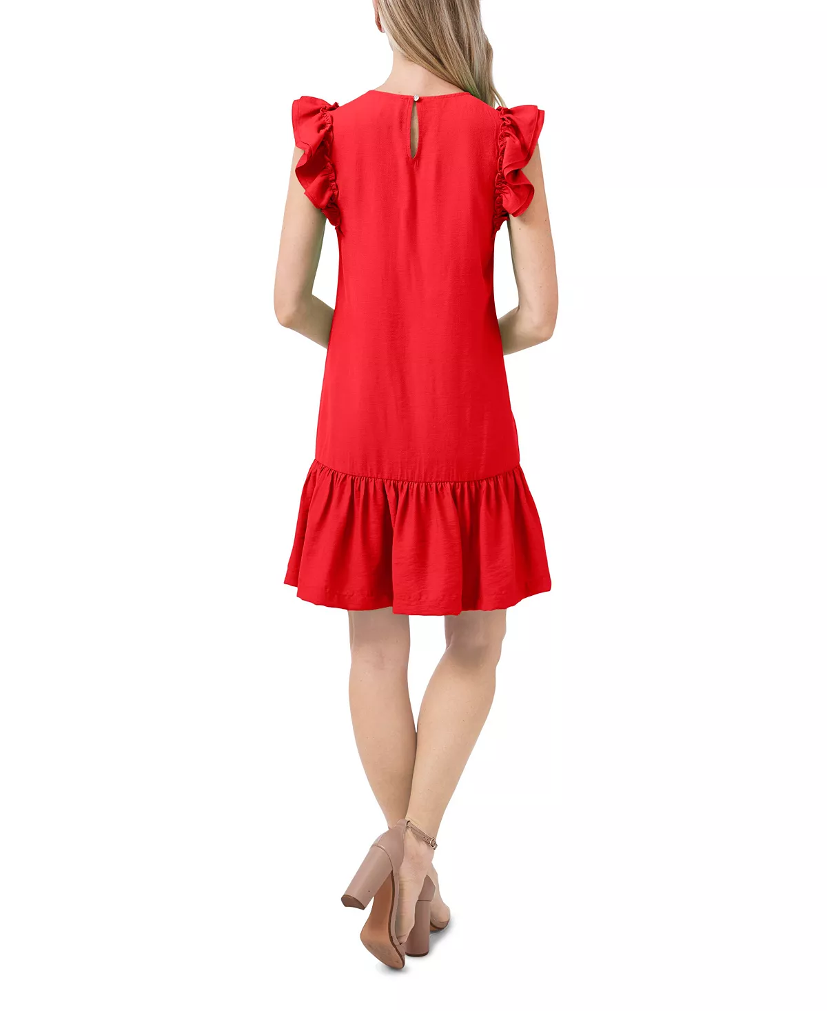 CeCe Ruffled Flutter-Sleeve Dress 4 CeCe Ruffled Flutter-Sleeve Dress - Image 2