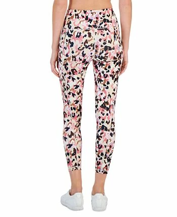 ID Ideology Petite Animal-Print Side-Pocket 7/8 Leggings, Created For Macy's 4 ID Ideology Petite Animal-Print Side-Pocket 7/8 Leggings, Created For Macy's - Image 2