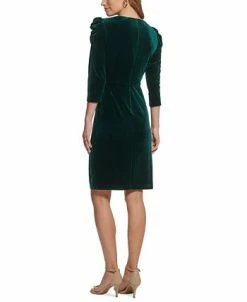 Vince Camuto Women's Velvet Ruched Bodycon Dress -Adrianna Papell Sales Shop 22966691 fpx
